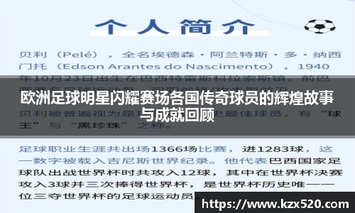 欧洲足球明星闪耀赛场各国传奇球员的辉煌故事与成就回顾